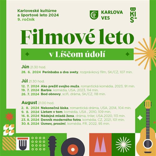 Filmové leto v Líščom údolí - Úsmev, prosím!