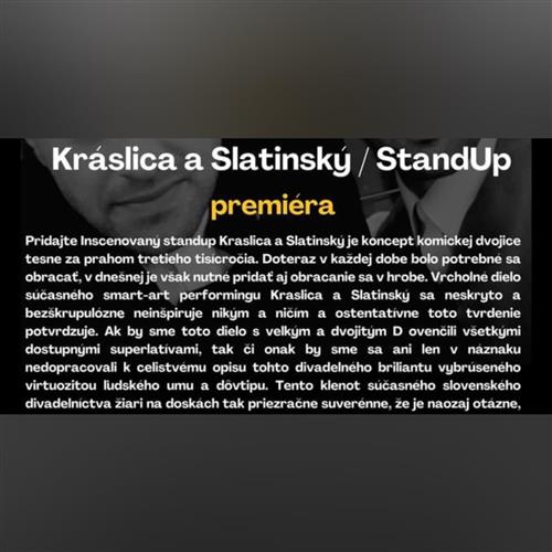 Krasli&Slatinsky / komédia