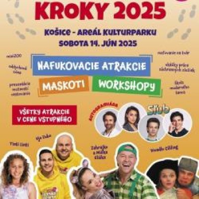 KROKY 2025 – Festival pre rodiny s deťmi v Košicia