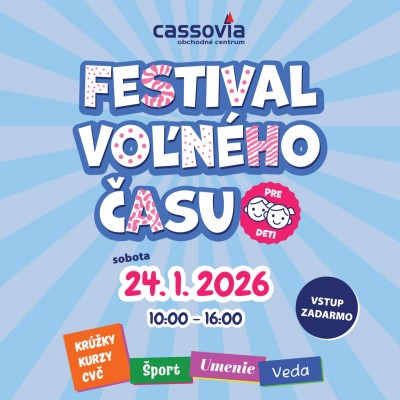 Festival voľného času v OC Cassovia