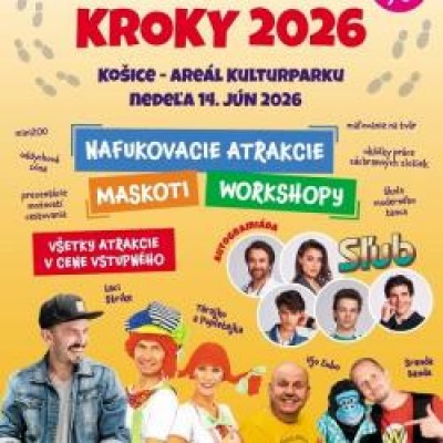 KROKY 2026 – Festival pre rodiny s deťmi v Košicia