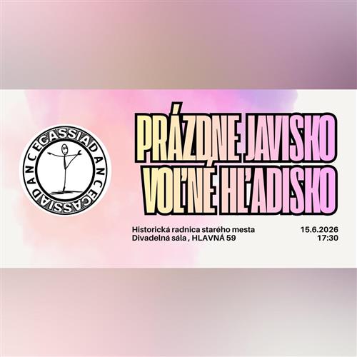 Prázdne javisko voľné hľadisko