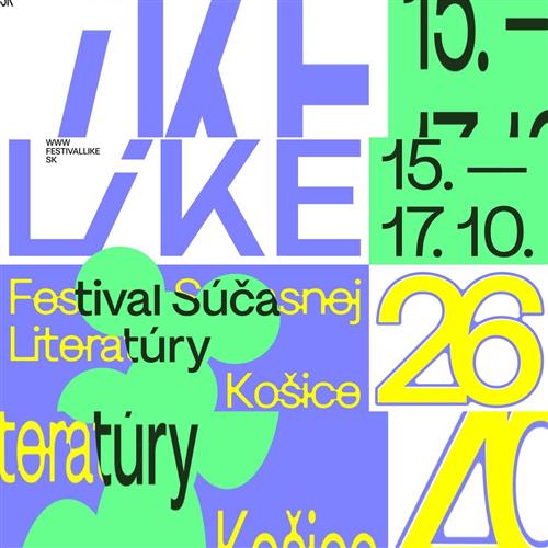 LiKE 2026 - Festival súčasnej literatúry Košice