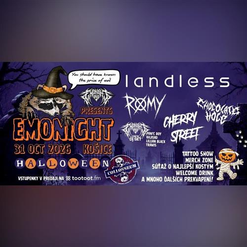 EMONIGHT HALLOWEEN KOŠICE - 31.10.2026