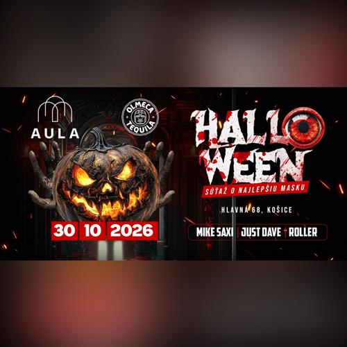 HALLOWEEN | Aula Košice 30.10.2026